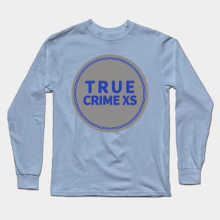 True Crime XS Season One Emblem in Blue Long Sleeve T-Shirt